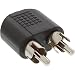 Produktbild InLine Audio Adapter, 3,5mm Klinke Buchse Stereo an 2x Cinch Stecker