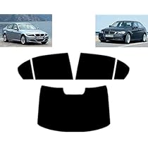 TINTCOM Pre-Cut Window Tint Film For BMW 3 Series E90 Saloon (2005-2012) – 5% Limo Black, Rear Sides & Rear Window, UV/Heat Protection