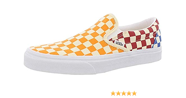 vans slip on multicolor