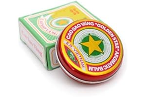 Balsam Goldenen Stern Вьетнам бальзам Звездочка Золотая звезда (10 g) Golden Star Balm, Cao Sao Vang Vietnam, Aromatic Balsam