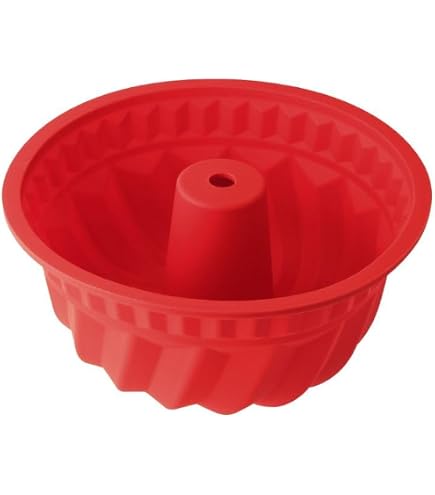 Moule à Kouglof En Silicone – 24 Cm De Diamètre | Pour Gâteaux, Baba Au Rhum, Savarin, Pain, Gelée