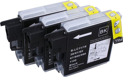 2 Multipack XL Brother LC-1100 , LC-980 , LC-985 Patronen Kompatible. 2 schwarz für Brother DCP-145C, DCP-163C, DCP-165C, DCP-167C, DCP-185C, DCP-195C, DCP-197C, DCP-365CN, DCP-373CW, DCP-375CW, DCP-377CW, DCP-383C, DCP-385C, DCP-387C, DCP-395CN, DCP-585CW, DCP-6690CW, DCP-J125, DCP-J140W, DCP-J315W, DCP-J515W, DCP-J715W, MFC-250C, MFC-255CW, MFC-257CW, MFC-290C, MFC-295CN, MFC-297C, MFC-490CW, MFC-5490CN, MFC-5890CN, MFC-5895CW, MFC-6490CW, MFC-6890CDW, MFC-790CW, MFC-795CW, MFC-990CW, MFC-J220, MFC-J265W, MFC-J410, MFC-J415W, MFC-J615W, MFC-J615W. Tintenpatrone. Tinten kompatible Druckerpatronen. LC-1100BK , LC-980BK , LC-985BK © Patronenland