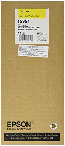 Epson T5964 C13T596400 - Cartouche d'encre d'origine - Jaune (Yellow) pour Stylus Pro - 350ml