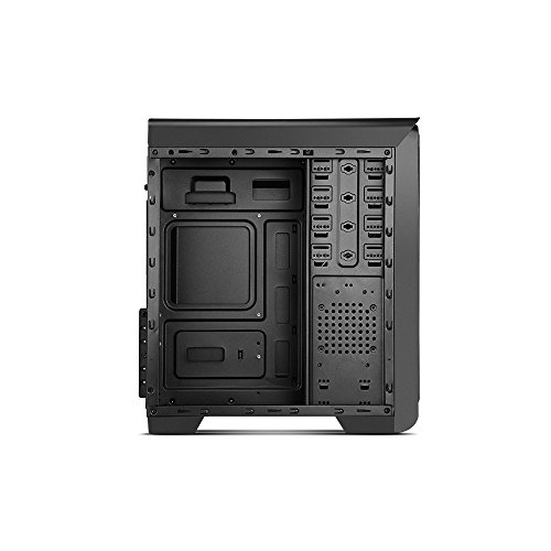 NOX Modus Midi-Tower Negro - Caja de Ordenador  Midi-Tower  PC  SPCC  ATX  Micro-ATX  Frente  Azul 
