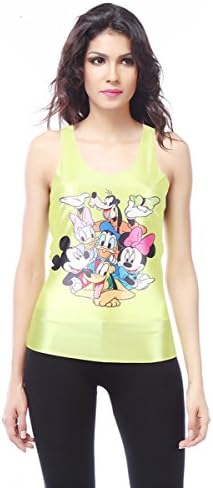 Yinxiang Liying Women's Sexy Slim Mouse Tank Top Sleeveless T-shirt Vest (Family)