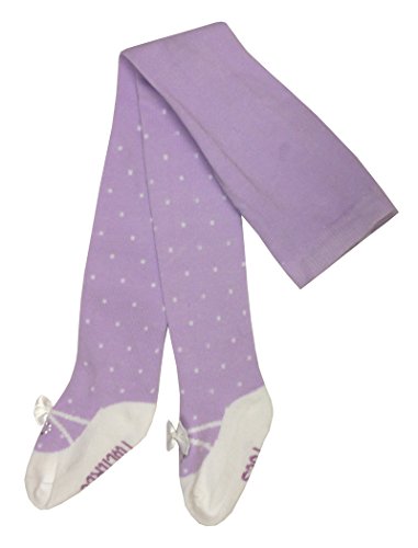 Soft Touch Infants Girls Ballet Tights with Bow - Pink - 18-24 Months