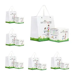 Grow Your Own Coriander Kit - Pack OF 6 - Best Return Gift for Kids Birthday Party + Free 6 Gift Bags
