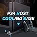 Produktbild Macxz Keten Vertical Stand für PS4 Pro mit Kühlgebläse, All-in-One PS4 Vertikaler Standfuß Ständer Halter Lüfter für Playstation 4 Pro/Slim