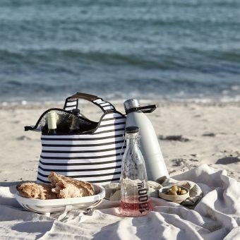 House Doctor Kühltasche Stripes, 47cm (Länge) x24cm (Tiefe)x22,5cm (Höhe) - 2