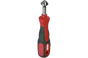 Ruko HSS Hand Deburrer with Countersinker, Bright Finish, 12.4mm Diameter, R102143