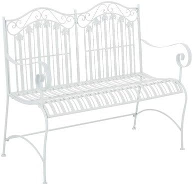 Michigan 2 Seater Garden Bench - This lovely and easy to clean piece of furniture will provide you with unending joy. (White)