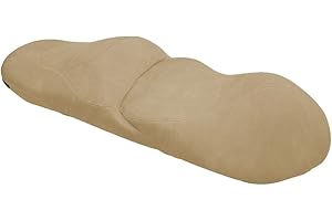 MOTO DISCOVERY Pokrowiec na siedzenie pasujący do Piaggio Beverly 250/500 Cruiser 2008-2010 beżowy z beżowymi szwami