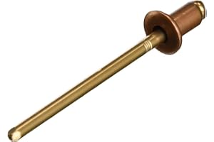 Ansiktpa Blindnitar minipack 50 stycken (koppar/brons, nitskaft ø 4 mm, skjuvkraft 1500 N, dragkraft 2200 N, platt rundhuvud)