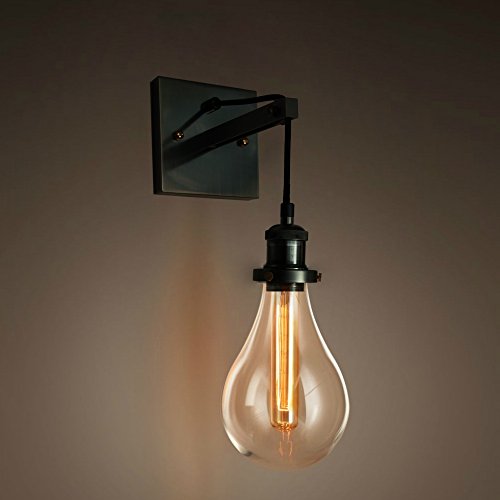 PureLume™ Retro Industrial Tearbulb Wandleuchte Wandlampe mit