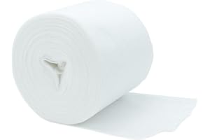 ARNOMED Tessuto non tessuto rotolo, 70 salviette asciutte, dimensioni: 28x30cm, rotolo tessuto non tessuto per la pulizia da usare con disinfettante per superfici, pannocarta, stoffa bianca al metro