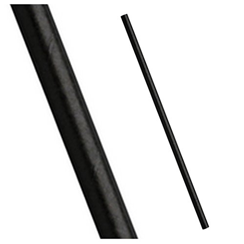 Preisvergleich Produktbild Paper Drinking Straws - Plain Black - 25 Pack
