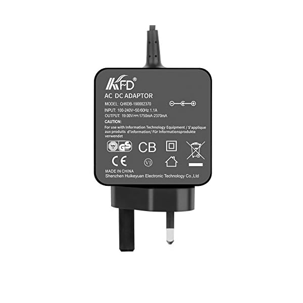 19V DC 2.37A Laptop Charger for ASUS VivoBook X540UA X540SA A516JA X553MA X556UA M413DA F540SA F541UA L510MA F556UA TM420I UX431F X102B F102BA X413JA X542BA E403SA X515EA X515JA Power Supply Adapter - Image 3