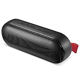 【Calidad Sonora Superior】- un altavoz bluetooth portátil que entrega un sonido poderoso con graves a través de su Dual-Drivers 5W y subwoofer pasivo.Sonido profundo, potente y envolvente, con una auténtica cobertura de 360°.【Estéreo inalámbrico】- Conecte 2 altavoces bluetooth a través de un solo dispositivo para obtener un sonido estéreo continuo o doblar el volumen. 