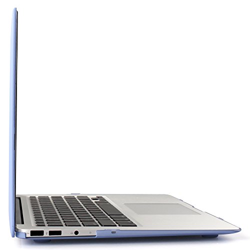 iDOO MacBook Schutzh  lle   Hard Case Cover Laptop H  lle  F  r MacBook Air 13 Zoll  A1369 A1466  - matt  Babyblau