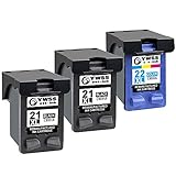 【Mejor valor】:YWSS Remanufacturado hp21XL / 22XL Cartucho de tinta de alta calidad.Renovable y ambiental simpático. Con fuerte compatibilidad y claro efecto de impresión.Resultados de impresión de alta calidad y rendimientos de página iguales a los cartuchos de tinta OEM.