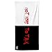 Produktbild Power Towel das Coole Fitness & Sport-Handtuch mit Einer Botschaft| Verschiedene Motivations-Quotes| Größe 50 cm x 100 cm | POWERTOWEL Handtuch ohne Mikrofaser (NOT HERE to Talk B/W)