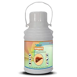 VETENEX Lysoguard - Liver Tonic for Cattle, Buffalo, Cow, Goat, Pigs, Poultry & Livestock Animals - 2 LTR