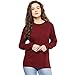 Hypernation Brown Color Round Neck Cotton T-shirt For Women RS.499.00