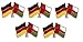 Produktbild 5er Pack Deutschland - Oman Freundschaftspin Yantec Pin Flagge