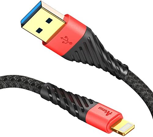 ALYEE USB Type C Cable, 0.4FT Nylon Braided Fast Charging USB A to C Charger Cord for Samsung Galaxy Note 8,S8,S8 Plus, LG G6 G5 V30 V20, Google Pixel, Nintendo Switch, Macbook-Black