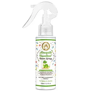 Mom & World Baby Mosquito Repellent Room Spray - 100% Naturally Derived, 100 ml (MOMWLD32)