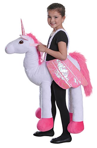 Fancy Dress VIP Bristol Novelty CC043 - Disfraz de Unicornio para Montar (Talla única), Color Rosa
