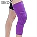 Produktbild RTGFS 1 STÜCK Atmungsaktiv Absorbieren Schweiß Basketball Knieschoner Honeycomb Stoßfest Lange Beinmanschetten Knieorthese Fußball Sport Knieschutz M Lila