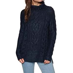 Joules Jessie Cosy Womens Cable Jumper (Z) French Navy UK8: Amazon.co.uk: Clothing