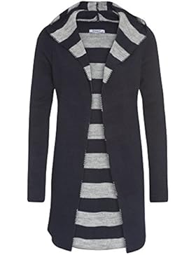 Hailys Damen Strickjacke Strickmantel Cardigan Kapuzenjacke