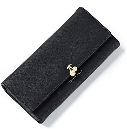 Pearl Cherry Women Wallet Party Clutch Purse Lady Long Wallets Female Card Holder Purses