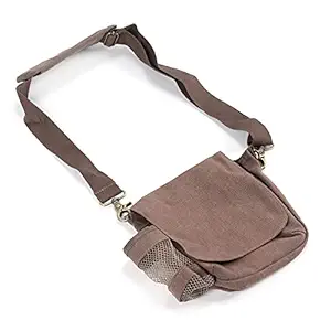 Disc Golf Shoulder Bag, Disc Golf Storage Organizer Lightweight Durable Golf Storage with Large Capacity for Golf Accessories for Outdoor Use(Khaki)