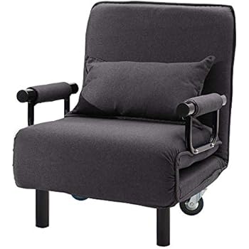 Homcom Single Sofa Bed Armchair Soft Floor Sleeper Lounger Futon