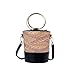 Produktbild Meaeo Sommer Stroh Beutel Frauen Handtaschen Griff Messenger Bag Wicker Taschen Weiblichen Rattan Eimerchen Ladies Beach Bag