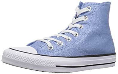 blue shiny converse