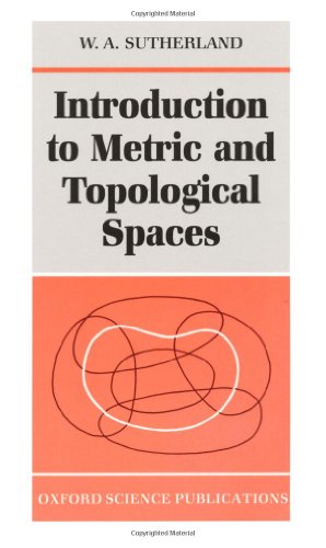 Livres Couvertures de Introduction to Metric and Topological Spaces
