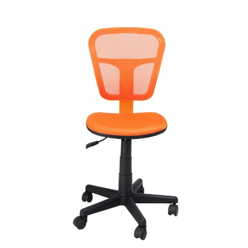 Coavas Comfortable Mesh Back and Seat Office Desk Swivel Chairs (orange)