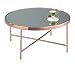 Produktbild ASPECT Fino Mirrored/Glass Round Coffee Table, Metal, Copper