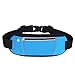 Produktbild AimdonR Sport Gürteltasche flache Bauchtasche mit Kopfhöreranlass passt alle Handys unter 6 Zoll iPhoneX/8/7/6 SamsungS9/S8/Note8 HuaweiP20/P10/Mate9für Damen und Herren Auf Sport