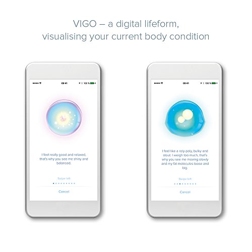 ADE Körperanalysewaage BA 1601 FITvigo. Digitale Körperfettwaage zur Messung von Gewicht, BMI, Wasseranteil, Muskelmasse, Knochenmasse. Körperanalysegerät mit mehrfach ausgezeichneter App (Bluetooth) - 4