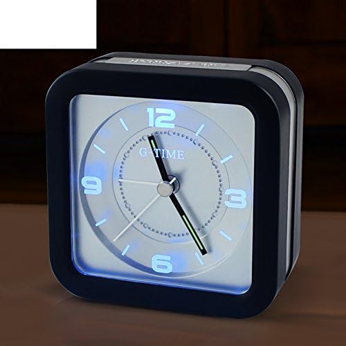 fashion creative luminous alarm/Lazy sleepy quiet bedside clock/ the student clock-E
