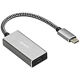 El adaptador USB tipo C a Mini DisplayPort (Mini DP, MDP) conecta un host de ordenador con un puerto USB tipo C a un monitor o proyector con entrada Mini DisplayPort, soporte de resolución de vídeo para resoluciones de alta definición de hasta 4K*2K (3840*2160); transmite vídeo y audio, compatibilidad con pantallas, monitores y proyectores con puerto Mini DisplayPort. Se requiere un cable Mini Displayport.
