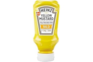 Heinz Amarillo Mostaza Nuevo Estilo Deli York 240G Leve (Paquete de 2)