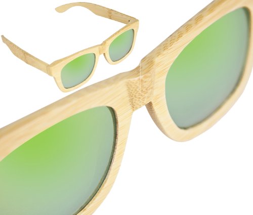 Preisvergleich Produktbild Sylt 1927 Wayfarer Sonnenbrille Echtholz Green Mile