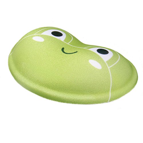 HIMRY weiche Handballen Auflage, Ergonomisch geformte Silikon Handauflage, Gel Handgelenkauflage mit Lustigem Cartoon Motiv, Rutschfeste Flex Auflage, Grüner Frosch, KXC5113 greenfrog - 4
