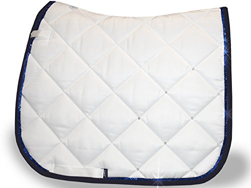 Aiko-Saddle-cloth--Crystal-Shine--WhiteNavy--Dr